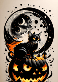 halloween cat 3Ad396