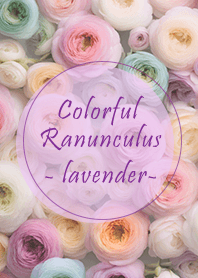 金運&全体運UP☆ラナンキュラス♡lavender