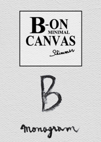 B on Canvas -Minimal-