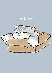 neko drawing3 - light steel blue