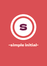 simple initial-S- THEME 56