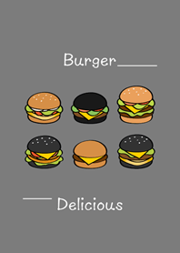 喜歡吃漢堡！(霧灰色)