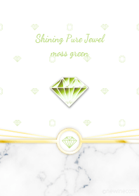 Shining Pure Jewel moss green