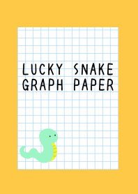 LUCKY SNAKE GRAPH PAPER-ORANGE
