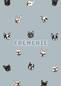 frenchie1. / mist blue