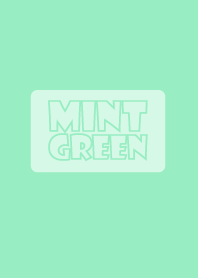 Simple Love mint green theme