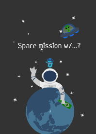 Space mission w/...? (Black)
