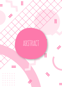 Abstract White Pink