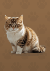 귀여운 먼치킨 테마 Brown 03