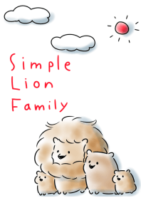 simple Lion family