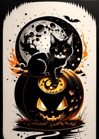 halloween cat 6F2533