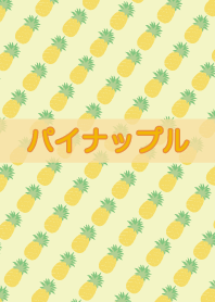 Pineapple with pastel color