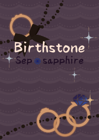 Birthstone ring (Sep) + purple [os]