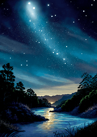Beautiful starry night view#1540