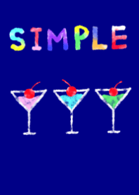 Theme of a simple cocktail
