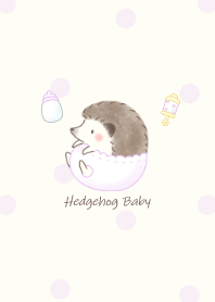 ハリネズミベビー -パープル-