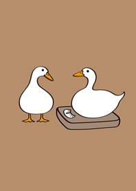 你快減肥鴨！(奶茶色)