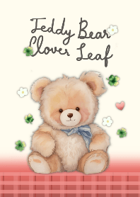 TEDDY BEAR WITH LUCKY CLOVER #7