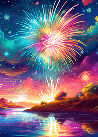 Beautiful Fireworks Theme#377