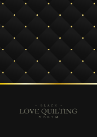 LOVE-QUILTING BLACK 14
