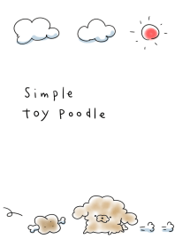 simple toy poodle cute