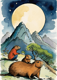 Ukiyo-e - Capybara 54785d