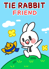 Tie rabbit friend