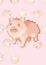 Pig Random Theme Pixel Pink03