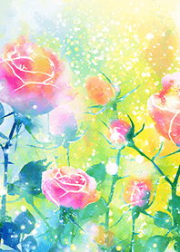 薔薇(バラ)の花の着せかえ(R1017)