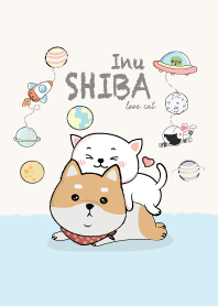 Shiba Inu & Cat lover Ver.Blue