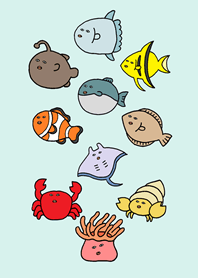 真顔人面 海の生き物