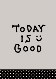 Grayish polka-dotted smile14