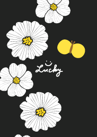 Cute white flower butterfly17