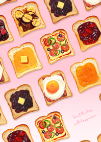 Delicious Toast -  Pink 04