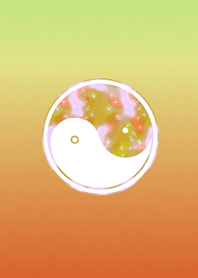 Yin & Yang Marble Orange