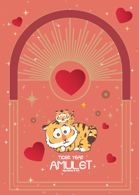 Tiger Year Amulet of Love. Rose