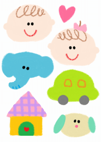 (Happy baby x Crayon )