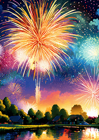 Beautiful Fireworks Theme#791