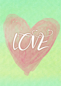 water color_heart