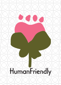 Human Friendly -Flower- Pink
