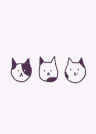 LOOSE CAT/BICOLOR/PURPLE