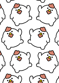 ふっくらニワトリの着せかえ