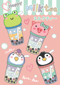 Happy Milk Tea love friends