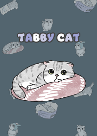tabbycat9 / dark steel blue