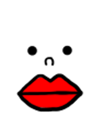 Hangul theme lips