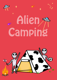 โอล่า เอเลี่ยน แคมป์ปิ้ง(แดงสด)