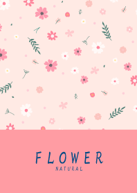 FLOWER SALMONPINK -NATURAL 78