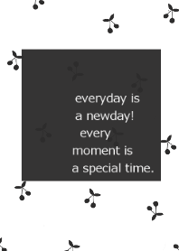 cherry pattern #monotone