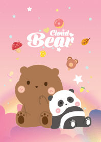 คุณหมีสามตัว เมฆสีชมพู