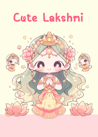 Cute Lakshmi with devotee 3